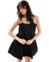 Фото #4 товара Esmee ruffle mini beach dress in black