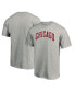 ფოტო #1 პროდუქტის Men's Heathered Gray Chicago Bulls Alternate Logo T-shirt