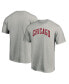 Фото #1 товара Men's Heathered Gray Chicago Bulls Alternate Logo T-shirt