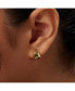 Фото #3 товара Gold Huggie Earrings - Alessia