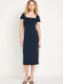 Фото #1 товара Square-Neck Midi Dress