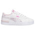 Фото #1 товара Puma Jada Hazy Summer Lace Up Womens White Sneakers Casual Shoes 383901-01