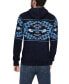 ფოტო #2 პროდუქტის Men's Aztec Hooded Sweater