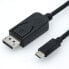 ROLINE 11.04.5846 - 2 m - DisplayPort - USB Type-C - Male - Male - 3840 x 2160 pixels