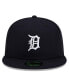 ფოტო #3 პროდუქტის Men's Navy Detroit Tigers National Baseball Hall of Fame 59FIFTY Fitted Hat