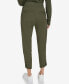 ფოტო #2 პროდუქტის Women's Jersey Cinch-Hem Ankle Pants