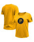 ფოტო #1 პროდუქტის Women's Gold Pittsburgh Pirates 2023 City Connect Cap Logo T-shirt