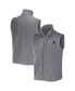Men's NFL x Darius Rucker Collection by Gray New England Patriots Polar Fleece Full-Zip Vest