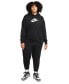 Фото #5 товара Брюки спортивные Nike Club Mid-Rise Fleece Jogger Pants для плюс-сайз