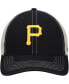 Men's Black Pittsburgh Pirates Trawler Clean Up Trucker Snapback Hat