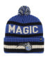 ფოტო #1 პროდუქტის Men's Blue Orlando Magic Bering Cuffed Knit Hat with Pom