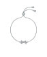 ფოტო #1 პროდუქტის BARSET: Crystal Bow Adjustable Bracelet