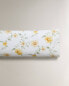 Sunflower print pillowcase