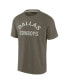 Фото #6 товара Unisex Olive Dallas Cowboys Elements Super Soft Short Sleeve T-Shirt