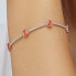 Silver bracelet with cubic zirconia Fancy Vitamin Orange FVO05