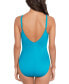 Фото #2 товара Women's Slimming Rivited One-Piece Swimsuit