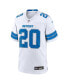 Фото #3 товара Men's Barry Sanders White Detroit Lions Retired Player Game Jersey