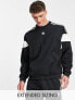 Фото #1 товара adidas Originals Adicolor Classics cut line crew neck sweatshirt in black