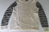 Chelsea & Theodore Pull On Mock Neck Sweater Ivory Black M