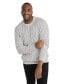 Фото #1 товара Mens Rudy Cable Sweater Big & Tall