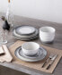 Colorscapes Layers 12 Piece Coupe Dinnerware Set