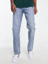 Фото #10 товара ASOS DESIGN straight leg jeans in dark wash blue