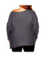 Фото #2 товара Plus Size Lean In Sweater