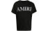 AMIRI SS21 Logo印花棉质短袖T恤 男款 黑色 送礼推荐 / Футболка AMIRI SS21 LogoT MJLT002-001