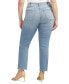 Фото #2 товара Джинсы прямого кроя Silver Jeans Co. plus Size Isbister High-Rise
