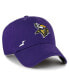 ფოტო #1 პროდუქტის Women's Purple Minnesota Vikings Confetti Icon Clean Up Adjustable Hat