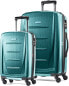 Фото #3 товара Samsonite Winfield 2 Hard Shell Luggage with Swivel Wheels, Cactus green, Winfield 2 Hard Luggage with Spinning Reels