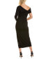 Krisa One-Shoulder Midi Dress Women's Black Xs
