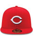 ფოტო #2 პროდუქტის Men's Red Cincinnati Reds Home Authentic Collection On-Field 59FIFTY Fitted Hat