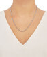 ფოტო #2 პროდუქტის Singapore Link 20" Chain Necklace in Sterling Silver