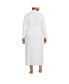 Plus Size Cotton Long Sleeve Midcalf Robe