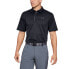Фото #4 товара Поло мужское Under Armour чистого цвета для гольфа 1290140-001, черное