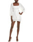 Фото #1 товара Serenette Eyelet Mini Dress Women's White L