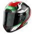 Carbon / White / Red / Green