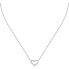 Фото #1 товара Romantic Silver Heart Necklace Silver LPS10AWV13