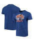 Men's Rj Barrett Heathered Blue New York Knicks Player Graphic T-shirt