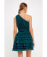 Фото #2 товара Women's Tiered Tulle Mini Dress