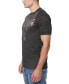 Men's Talop Faded Short Sleeve Crewneck Tiger Graphic T-Shirt