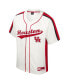 Men's Cream Distressed Houston Cougars Ruth Button-Up Baseball Jersey