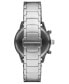 ფოტო #3 პროდუქტის Men's Chronograph Stainless Steel Bracelet Watch 43mm