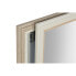 Wall mirror Home ESPRIT White Brown Beige Grey Crystal polystyrene 70 x 2 x 97 cm (4 Units)