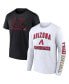 Фото #1 товара Men's Black, White Arizona Diamondbacks Two-Pack Combo T-shirt Set