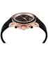 Men's Chronograph Nobile Racing Black Silicone Strap Watch 43mm