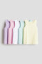 5-pack Scalloped-edge Tank Tops