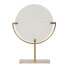 Decorative Figure White Golden Circle 28 x 10 x 38 cm