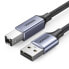 Фото #1 товара Kabel do drukarki USB-B - USB 2.0 480 Mbps 5 m czarny